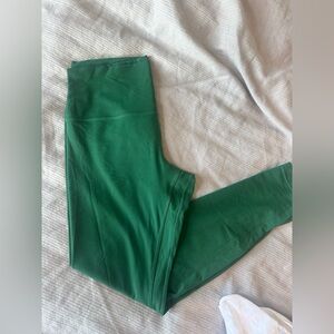 Align green leggings size 10